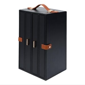 Prestige™ Vertical 4-Drawer Jewelry In Black Or Ivory White Storage Boxes